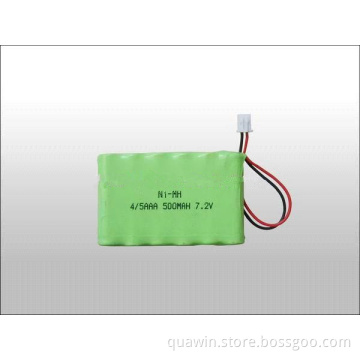 Super Hot Sales 4/5AAA 500mAh 7.2V Ni-MH Battery